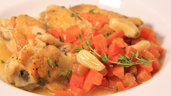 Raymond Blanc Chicken Fricassee with Vinegar Herbs